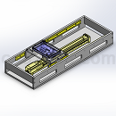 多点位置滑动组件3D模型Solidworks设计