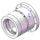 尾端静压轴瓦3D模型Solidworks设计