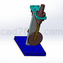 精简斯特林发动机模型Solidworks设计