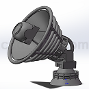 雷达3D模型Solidworks设计