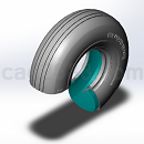 飞机轮胎3D模型IGS/STP格式