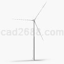 风力发电机组3D模型Solidworks设计