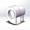 4-72 风机3D模型SolidWorks设计