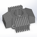汽缸头3D模型Solidworks设计