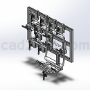 座椅焊接工装3D模型Solidworks设计