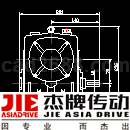 蜗杆减速机杭州杰牌CAD图集