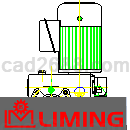 利铭马达轴上型减速机标准CAD图档