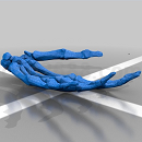 左手骨骼3D打印模型STL格式