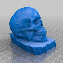 人类头骨3D打印模型STL格式