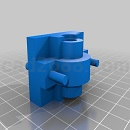 轴承底座3D打印模型STL格式