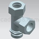 GBT3733-GBT3746卡套式管接头3D模型Solidworks设计