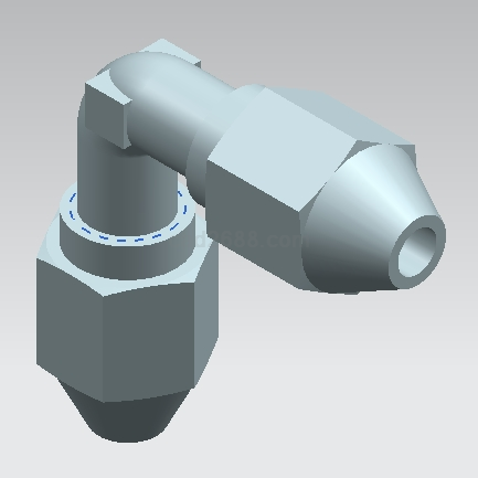 GBT5625_GBT630扩口式管接头3D模型Solidworks设计