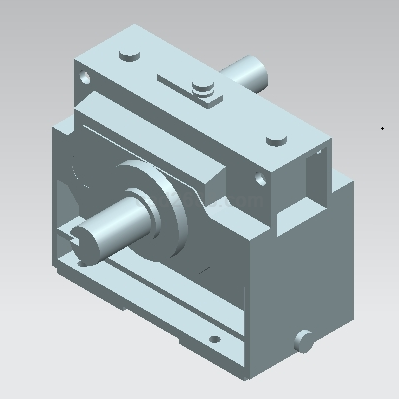 硬齿面齿轮减速器3D模型X_T格式