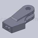 GBT5973钢丝绳用楔形接头3D模型Solidworks设计