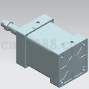 ISO15552标准普通型气缸3D模型X_T格式