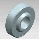 GBT9163润滑型向心关节轴承3D模型Solidworks设计