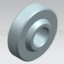 GBT9163自润滑向心关节轴承3D模型Solidworks设计