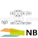 NIPPON BEARING滚动导轨图纸DXF格式