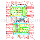 求实模具二维CAD设计图例一