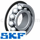 SKF具有卡环槽和卡环的单列球轴承3D模型IGS格式