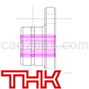 THK花键母CAD图纸