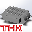 THK LM滚柱滚动块3D模型IGS格式