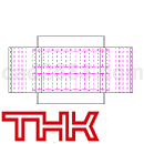 THKLM滚柱滚动块CAD图纸DWG格式