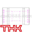 THK滚珠导套CAD图纸DWG格式