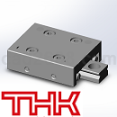 THK滚珠式有限直线运动滑座3D模型IGS格式