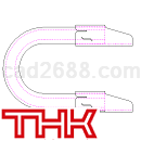 THKSILEBEAR(无连接电缆拖链)CAD图纸DWG格式