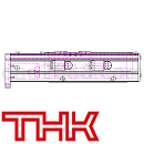 THKLM滚动导轨引动器CAD图纸DWG格式