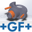 +GF+SIGNET仪表安装配件及传感器3D模型汇总STP/X_T格式