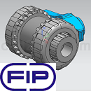 FIP球阀VEE DN10-503D模型IGS格式