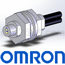 欧姆龙光纤传感器E32 - 光纤头3D模型Solidworks/STP/IGS格式