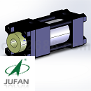 君帆油缸3D模型Solidworks/IGS/STP格式