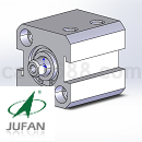 君帆气缸3D模型Solidworks/igs/stp格式