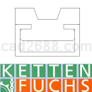 KETTEN FUCHS链条和带导轨CAD工程图纸DWG格式