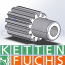 KETTEN FUCHS直齿圆柱齿轮，锥齿轮，机架3D模型Solidworks/IGS/STP格式