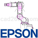 Epson爱普生垂直6轴机器人CAD工程图纸DWG格式