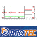 PROTEC气缸CAD图纸208套DWG格式普罗菲品牌
