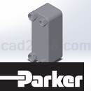 PARKER水冷式油冷却器3D模型STP格式