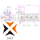 银泰PMI滚珠丝杠直线导轨全套CAD图纸DWG格式