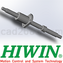 上银滚珠螺杆丝杠全套3D模型STP格式