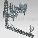 消防车-云梯车3D模型UG设计