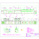 连续通过式清洗机CAD图纸DWG格式
