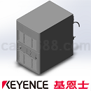 激光打标机（三轴）3D模型STP格式基恩士KEYENCE混合式光纤YVO4