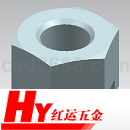 GBT39-GBT18230方形和六角形螺母3D模型Solidworks设计