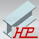 GBT11263H型钢和T型钢3D模型Soidworks设计