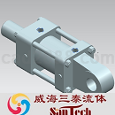 轻型拉杆式液压缸3D模型X_T格式
