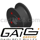 链板输送带被动轮IGS格式